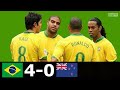 Brazil 2006 vs New Zealand 4-0 - Ronaldo, Ronaldinho, Kaka, Adriano, Roberto Carlos, Robinho