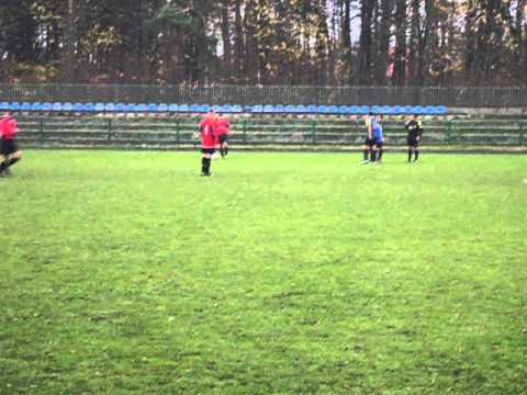 Mecz IKS Olkusz  - Piliczanka Pilica (gol Goncerza)
