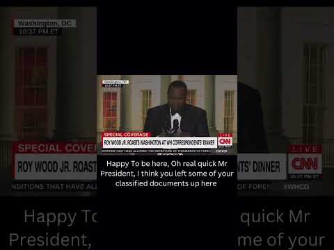 Roy Wood Jr Roast Joe Biden.