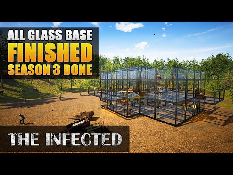 GLASS BASE FINISHED | Base Building | The Infected Gameplay | S3 EP110
