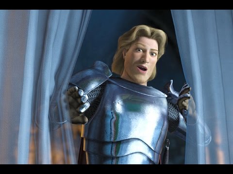 Битва Принц Чарминг и ОСЕЛ игра для детей Раунд 1 Donkey vs Prince Charming shrek super slam