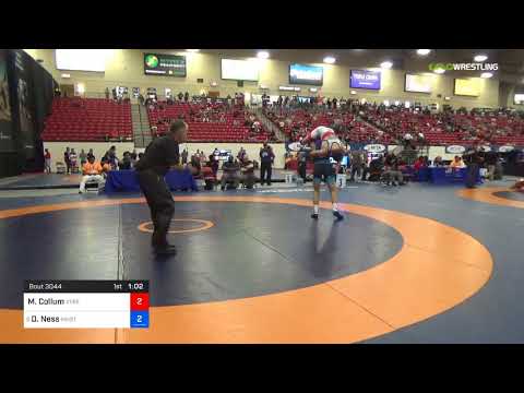 2018 Marine Corps US Open/Senior Men's Freestyle 70 Rnd Of 32 - Matt Collum (Xtre) Vs. Dylan Ness