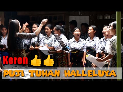 Live, Puji Tuhan Halleluya, Cipt.P.Piet Pedo, SVD, SMAK KETANG.