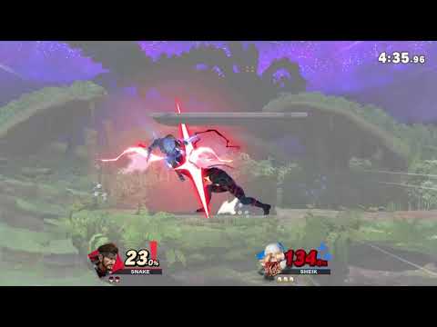 [SSBU] CrimsonRex (Solid Snake) Vs. Rahzamel (Shiek)