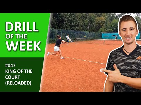 "King Of The Court Reloaded" - Tennis Drill Variation For 4 Players | "Drill of the Week" #047