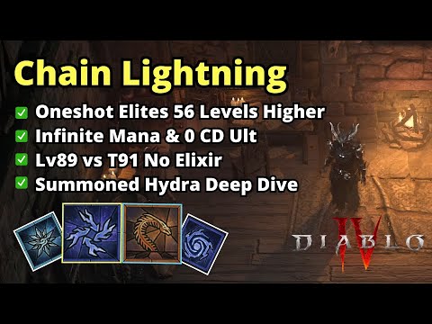New S Tier Chain Lightning Conjuration, The T100 Chill Crusher - Diablo 4 Season 1 Sorcerer