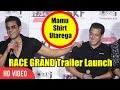 Mamu Shirt Utarega Kya Bobby Deol Funny Moment With Salman Khan Race 3 Trailer Launch
