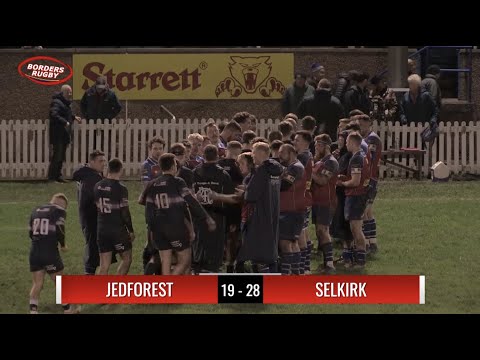 RUGBY REPORT & ACTION - JEDFOREST 19-28 SELKIRK - PREMIERSHIP - 26.11.22