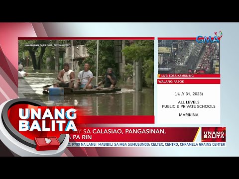 10 Barangay sa Calasiao, Pangasinan, binabaha pa rin UB