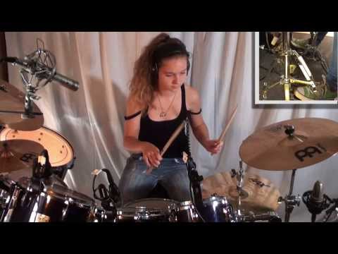 Dream Theater - Metropolis Pt.1: drum cover by 14 year old girl