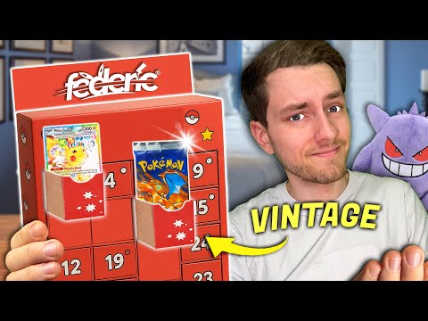 FEDERIC sent me a Pokemon Christmas CALENDAR packed with SURPRISES (do I find it VINTAGE?)