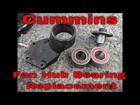 Cummins Fan Hub Bearing Replacement (Dodge Ram) Step by Step