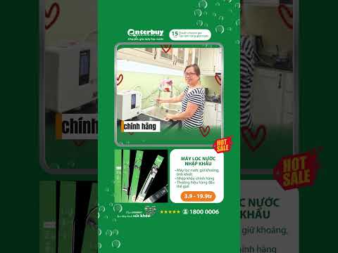 Nước có vị đắng hoặc chát sau khi thay lõi mới: làm sai bước nào