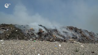 Пожар гори вече втори ден на регионалното депо в Кърджали