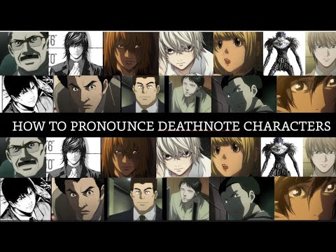 How to Pronounce Death Note Characters