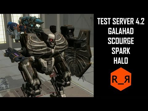 WR Test Server 4.2 - Galahad Scourge/Spark/Halo & Bulgasari @Canyon | MECHALAND WAR ROBOTS [R_Я]