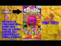 Happy 2️⃣8️⃣th Anniversary Of Barney S Musical Scrapbook 1997 2025 END LYONS BARNEY ERA CLOS