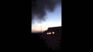 preview picture of video 'Fire at SIMS recycling plant- Long Marston 30th April 2013'