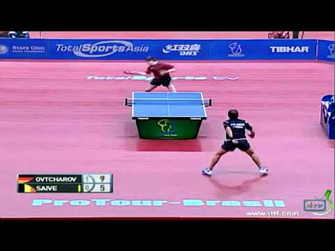 Dimitrij Ovtcharov Vs Saive Jean Michel Brazil Open 2011 Table Tennis