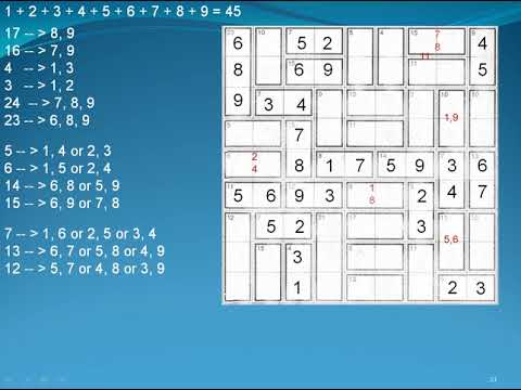 Solving A Sumoku Puzzle - YouTube