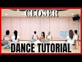 JIHYO - 'Closer' Dance Practice Mirrored Tutorial (SLOWED)