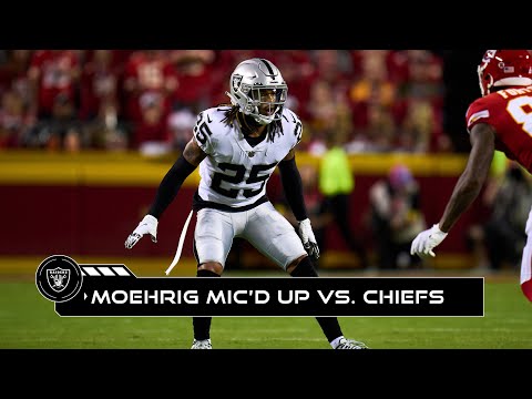 Tre'von Moehrig Mic’d Up vs. Kansas City Chiefs | Raiders | NFL