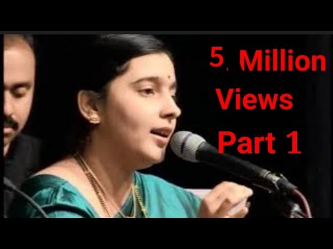 Part - 1 Vibhavari Apte Joshi sings  Lataji's songs. Pure nectar for ears, mind and soul HUMLOG Pune