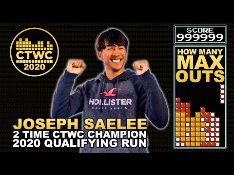 TETRIS Perfection??!! Joseph Saelee's Historic 2020 CTWC Qualifying Run