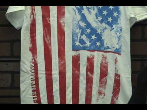 Guys Bold Christian Shirt "Prayer Flag"