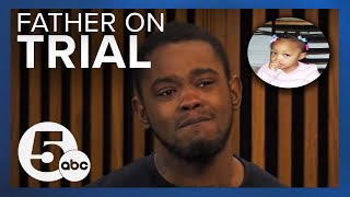 Father of six-year-old who shot herself in court video