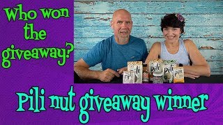 Winner of the Pili Nut Giveaway
