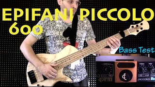 Video thumbnail for Bass Head test: Epifani Piccolo 600 (with Gaetano Costanzo 5 handmade) by Basso Elettrico Carlo Chirio