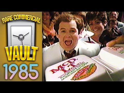 Rare Commercial Vault - McDonald's McDLT ft.  Jason Alexander - 1985 HD