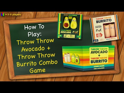 How to play Throw Throw Avocado + Throw Throw Burrito Combo Game