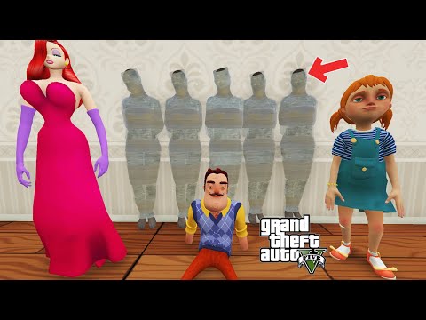 HELLO NEİGHBOR EVİNDEKİ ÖLÜ İNSANLAR KİM ? - GTA 5 MODS