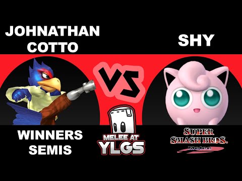 Johnathan Cotto (Falco) Vs. Shy (Jigglypuff) - Winners Semis - Melee at YLGS #21