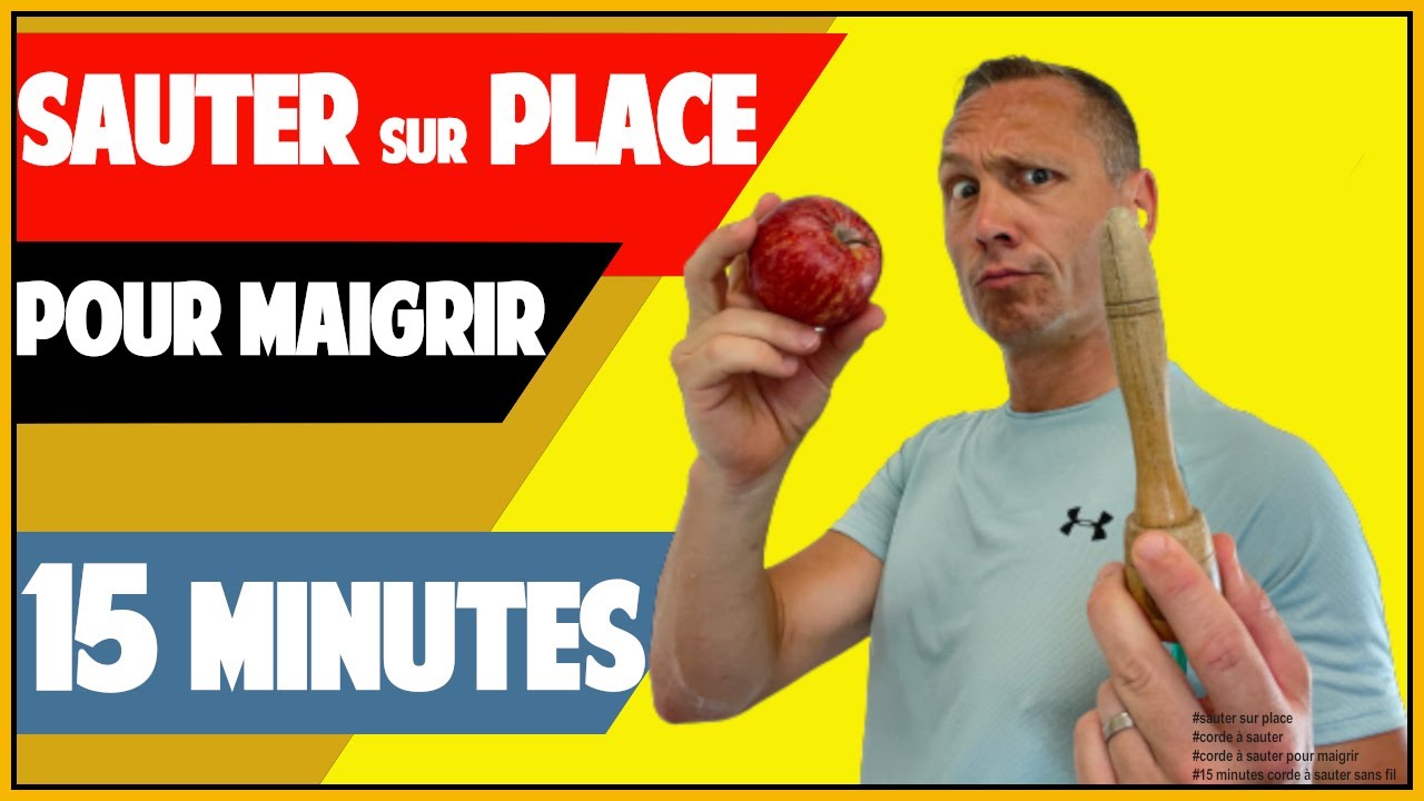 Sauter sur place sans corde - Maigrir et perdre du gras - Entrainement fitness cardio (Sans fil)2021