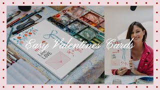 Paint Your Own Valentine’s Day Cards With Watercolor 💌