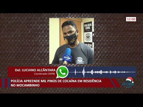 Polícia apreende Mil pinos de Cocaína no bairro Mocambinho 08 12 2020