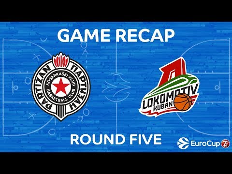 Highlights: Partizan Nis Belgrade - Lokomotiv Kuban Krasnodar