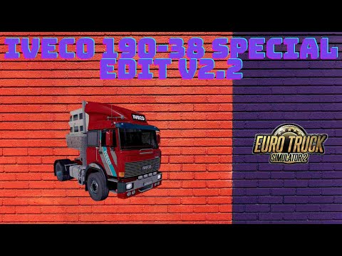 ОБЗОР НА МОД  Iveco 190-38 Special Edit v2.2 для ETS 2 (1.38.x)