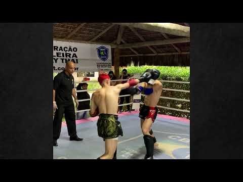 Nathan Alves x Matheus Martins - Desafio Brasil de Muay Thai de Lutas Casadas