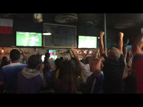 USWNT vs Japan World Cup Finals 2015 - Tobin Heath's 54th min goal fan reaction San Antonio, Texas