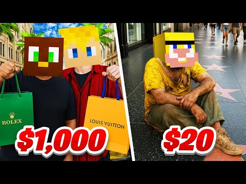 $20 vs $1000 DAY IN WORLDS RICHEST COUNTRY!