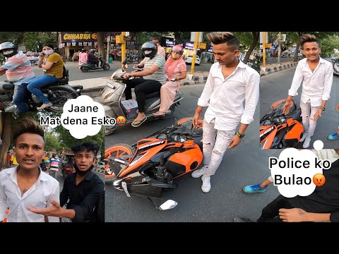 Ktm boys ne kiya road par Tamasha😂 Training back workout