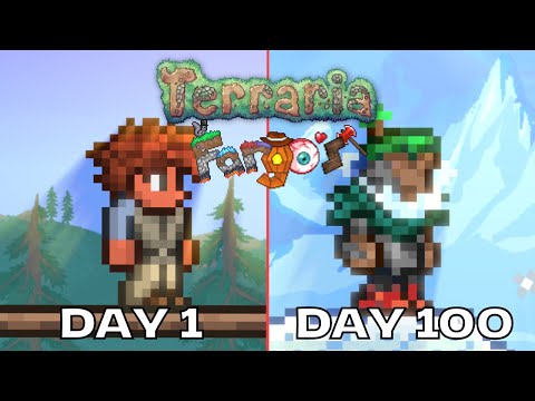 I spent 100 days in TERRARIA ETERNITY MODE...