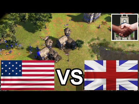 Aizamk vs Knuschelbär: Regulars, Longbowman and Gatling Guns! [Age of Empires 3: Definitive Edition]
