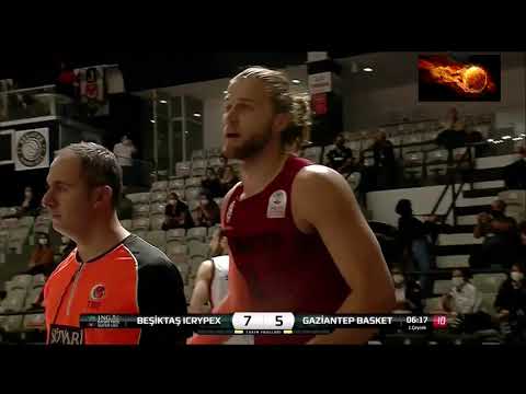 Ryan Luther (Gaziantep) vs Beşiktaş - 16.10.2021