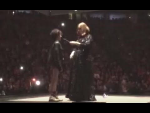 Adele Performs Duet with 12-Year-Old Fan