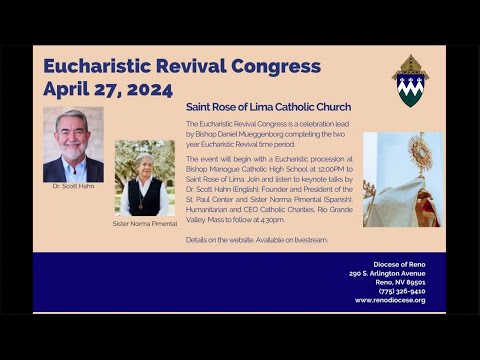 Session 2 - Scott Hahn - Join us for Scott Hahn's Speech during Eucharistic Congress 2024
